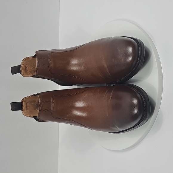 NIB Johnston & Murphy Lewis Chelsea Brown Leather Dress Boot Size 12 Blokecore - Picture 4 of 15